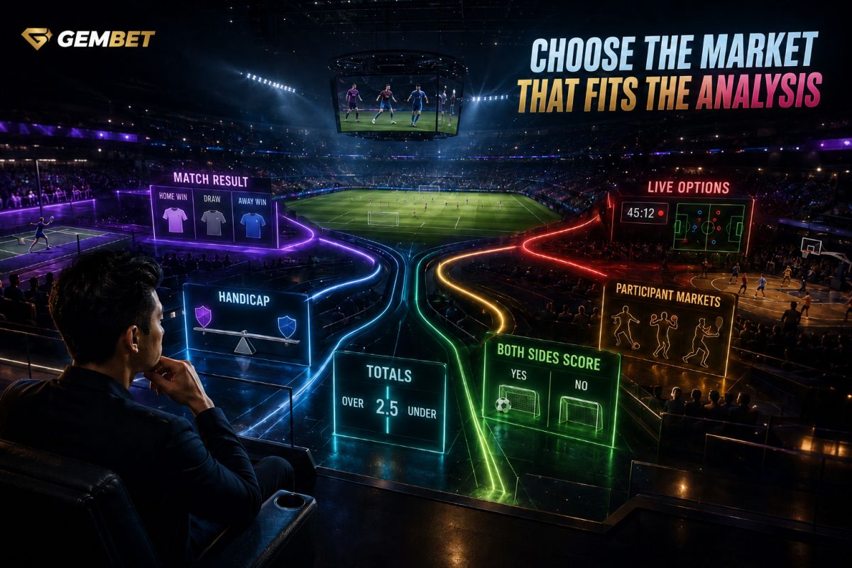 Gembet sports betting markets guide