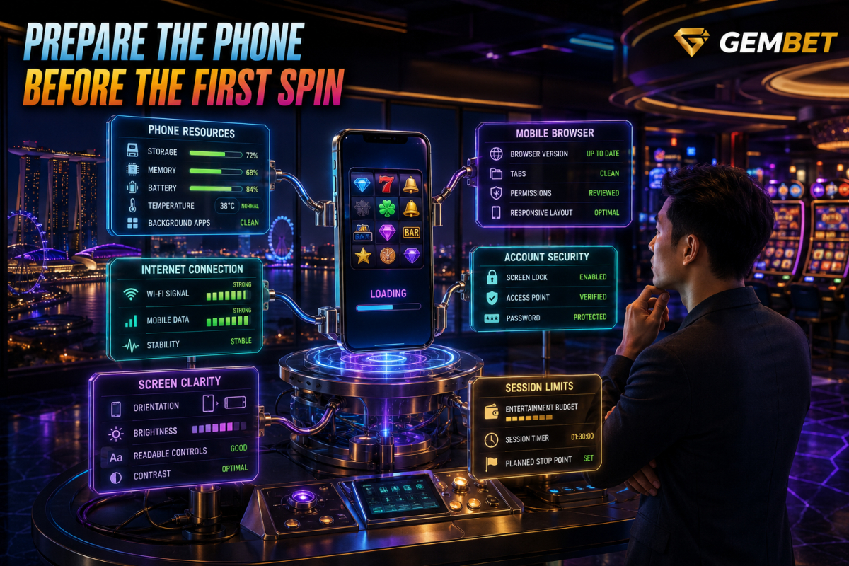 Slot mobile guide for checking smartphone performance