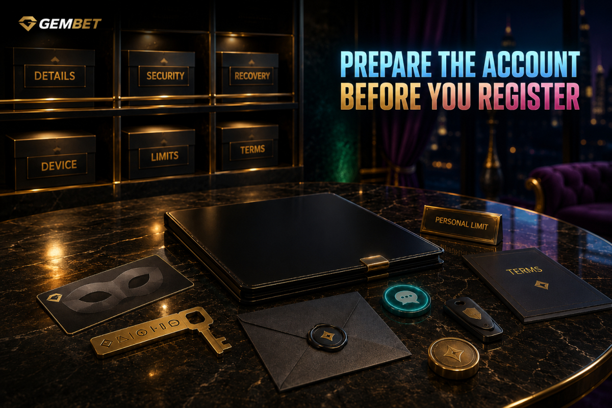 Gembet 888 account guide before registration