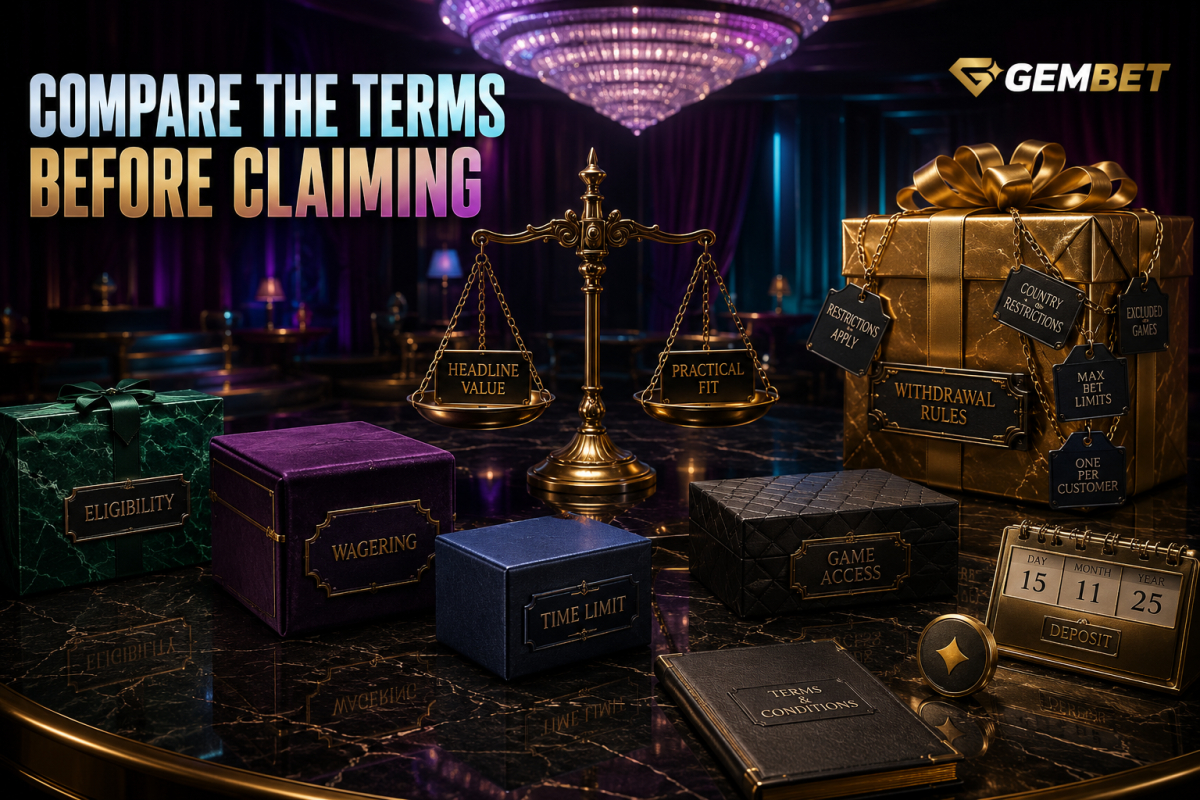Promotions guide for comparing Gembet 888 offers
