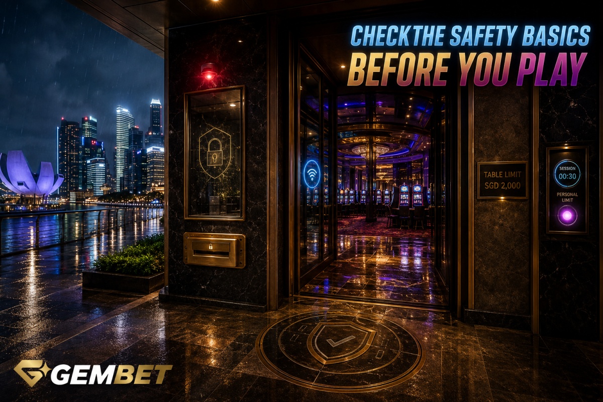 Safety checklist for Gembet casino Singapore players