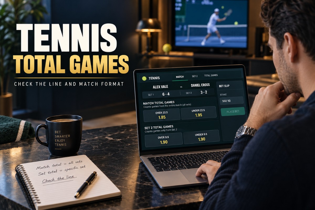 Tennis Total Games guide comparing match and set Over Under lines