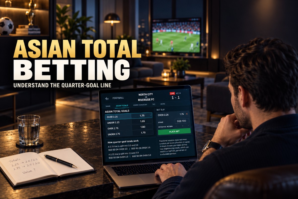 Asian Total Betting guide showing 2.25 and 2.75 football goal lines